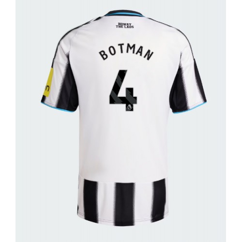 Newcastle United Sven Botman #4 Replica Home Stadium Shirt 2025-26 Short Sleeve Newcastle United Sven Botman #4 Replica Home Stadium Shirt 2025-26 Short Sleeve